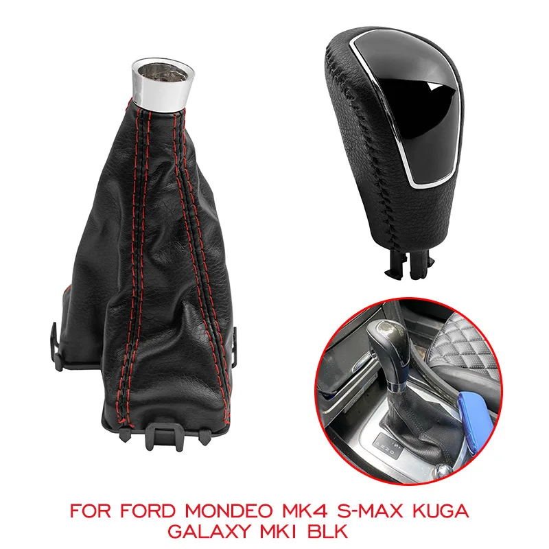 Car Automatic Gear Shift Knob Level Shifter Gaiter Leather Boot For Ford Mondeo MK4 S-MAX Galaxy Kuga MK1 BLK
Car Automatic Gear Shift Knob Level Shifter Gaiter Leather Boot For Ford Mondeo MK4 S-MAX Galaxy Kuga MK1 BLK