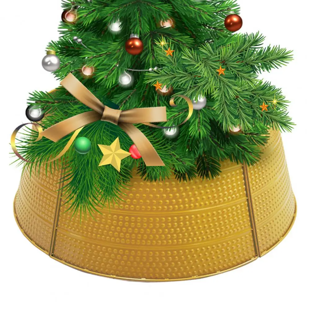 Christmas Tree Base Cover Tree Skirt for Medium Trees Metal Christmas Tree Collar Elegant Holiday Decoration for Artificial
Christmas Tree Base Cover Tree Skirt for Medium Trees Metal Christmas Tree Collar Elegant Holiday Decoration for Artificial