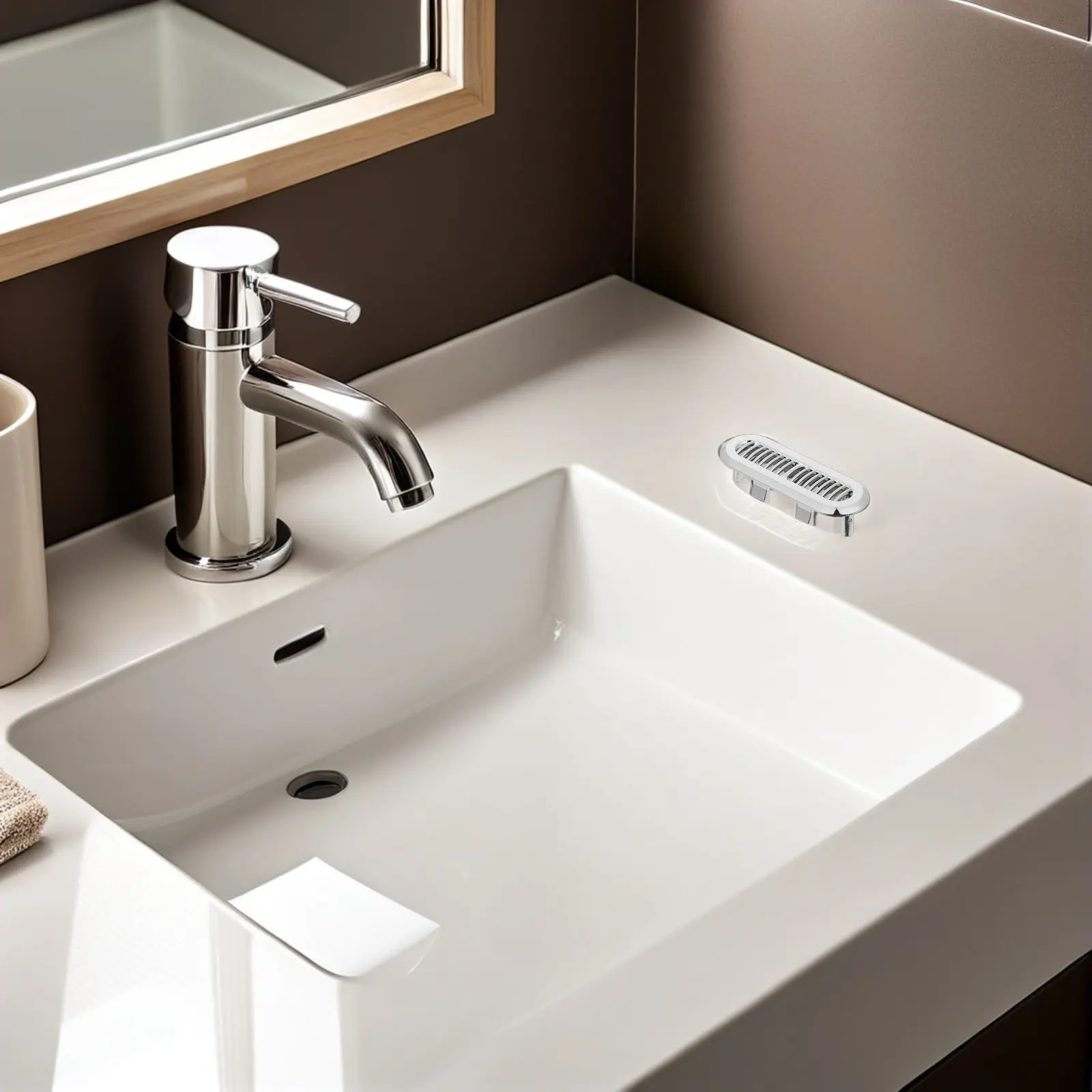 Набор из 5 декоративных колпачков для переливных отверстий раковины из нержавеющей стали с мелкой сеткой, для кухни и ванной комнаты
Набор из 5 декоративных колпачков для переливных отверстий раковины из нержавеющей стали с мелкой сеткой, для кухни и ванной комнаты