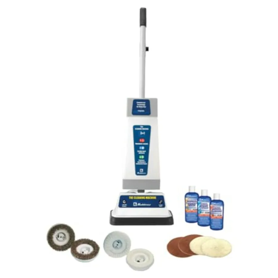 Floor cleaner for commercial use, ABS plastic, blue, 1100-rpm motor with 2-speed settings, 120-oz tank, 5' power cord, includes
Floor cleaner for commercial use, ABS plastic, blue, 1100-rpm motor with 2-speed settings, 120-oz tank, 5' power cord, includes