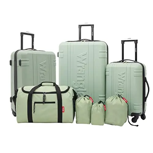 Wrangler Venture Luggage and Travel Set, Laurel, 7-Piece Set
Wrangler Venture Luggage and Travel Set, Laurel, 7-Piece Set