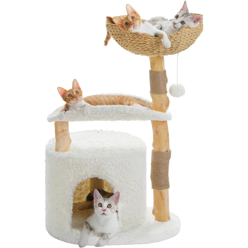 LUCK Cat Tree for Indoor Cats Large Adults,38 Inches Modern Cat Tree Tower with Spacious Wicker Basket,Natural Solid
LUCK Cat Tree for Indoor Cats Large Adults,38 Inches Modern Cat Tree Tower with Spacious Wicker Basket,Natural Solid