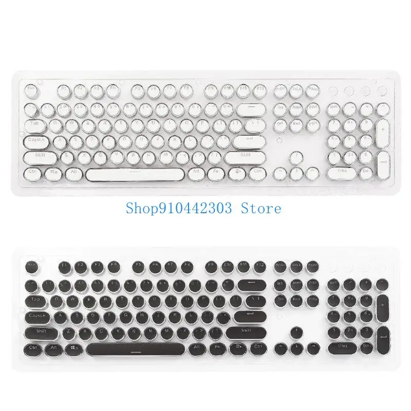 652F 104-Key Keycap Double Shot DIY Steam Punk Typewriter Keycaps for Backlit Classy
652F 104-Key Keycap Double Shot DIY Steam Punk Typewriter Keycaps for Backlit Classy