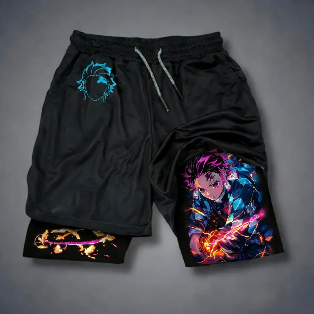 Unisex Demon Slayer Kamado Tanjiro 2026 Summer New Edition Harajuku Anime Printed Loose Speed Drying Double Layer Sports Shorts
Unisex Demon Slayer Kamado Tanjiro 2026 Summer New Edition Harajuku Anime Printed Loose Speed Drying Double Layer Sports Shorts