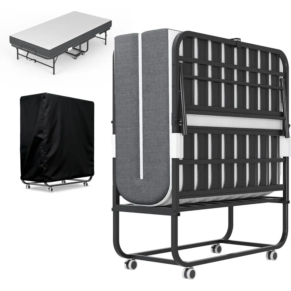 5-Inch Memory Foam Rollaway Bed for Adults, 500lbs Capacity, with Storage Cover, 75x37.4 Space-Saving Portable Guest Bed
5-Inch Memory Foam Rollaway Bed for Adults, 500lbs Capacity, with Storage Cover, 75x37.4 Space-Saving Portable Guest Bed
