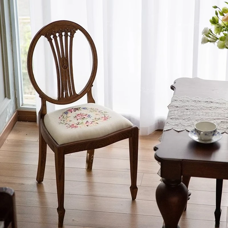 Retro dining chair home living room study lounge chair cafe dessert restaurant back seat medieval
Retro dining chair home living room study lounge chair cafe dessert restaurant back seat medieval