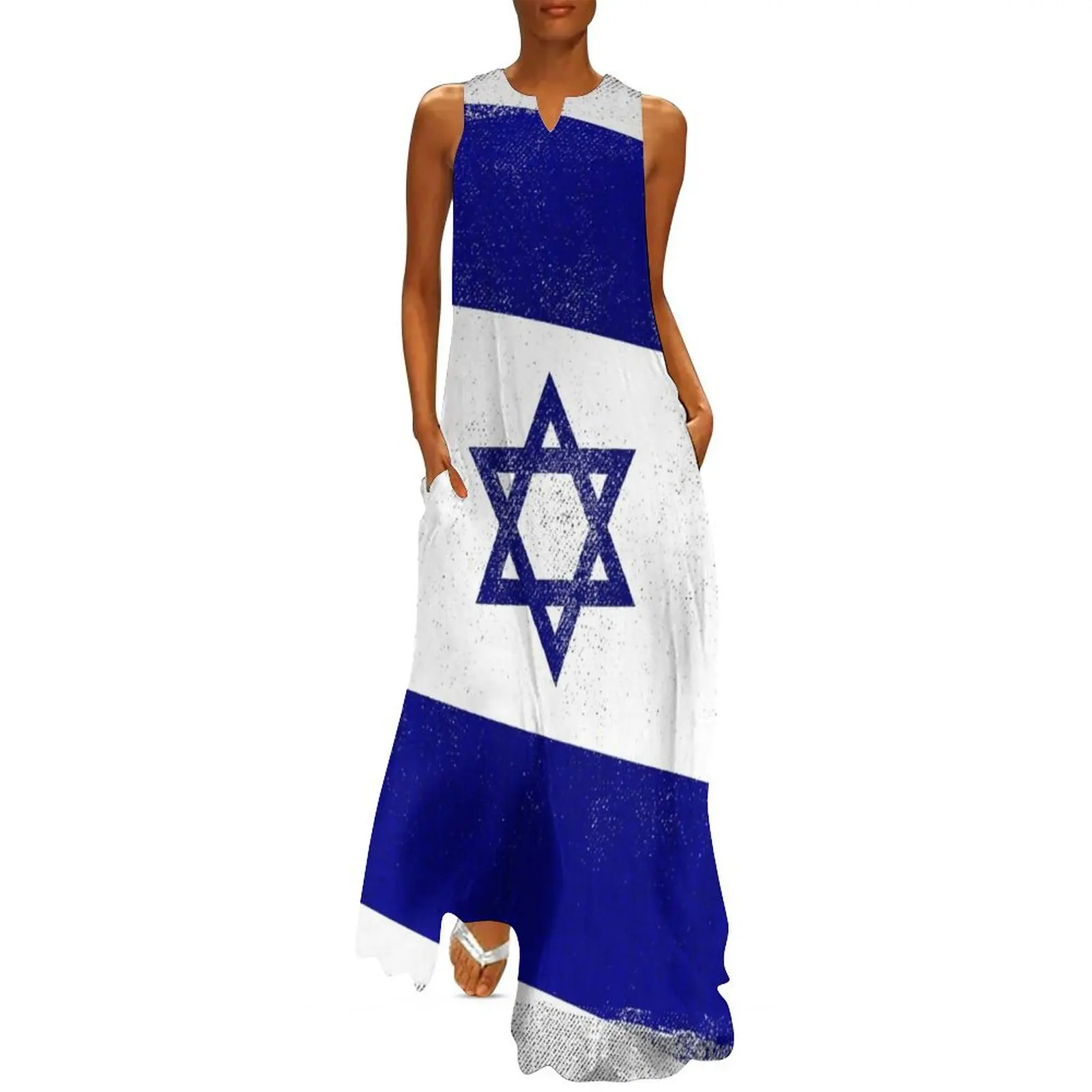 Israeli Distressed Halftone Denim Flag Long Dress elegant evening dresses for women 2025 clothes
Israeli Distressed Halftone Denim Flag Long Dress elegant evening dresses for women 2025 clothes