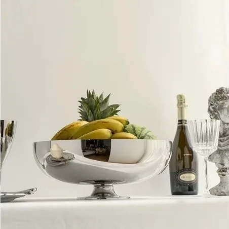 European stainless steel large fruit plate light luxury snack plate storage plate model room decorative ornament housewarming
European stainless steel large fruit plate light luxury snack plate storage plate model room decorative ornament housewarming