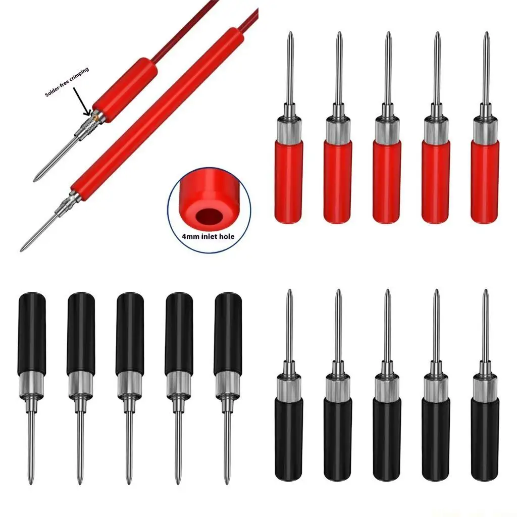 A2BE, 5 шт., тестовые провода без пайки, безопасное соединение, длинные/короткие тестовые щупы, модернизация электрических щупов
A2BE, 5 шт., тестовые провода без пайки, безопасное соединение, длинные/короткие тестовые щупы, модернизация электрических щупов