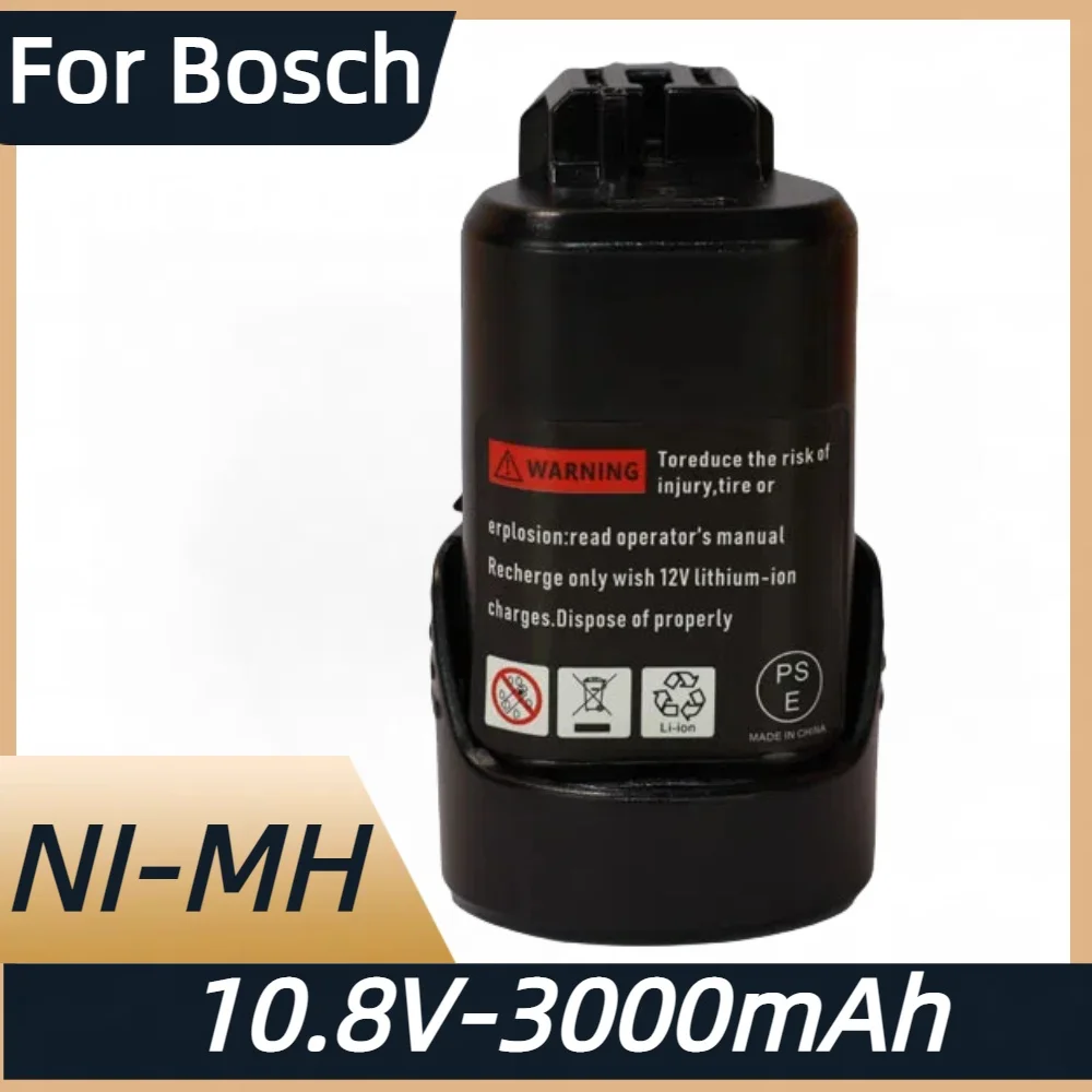 10.8V 3000mAh Li-ion Rechargeable Battery Pack Replace for BOSCH Cordless Electric Drill Screwdriver BAT411 BAT412 BAT412A
10.8V 3000mAh Li-ion Rechargeable Battery Pack Replace for BOSCH Cordless Electric Drill Screwdriver BAT411 BAT412 BAT412A
