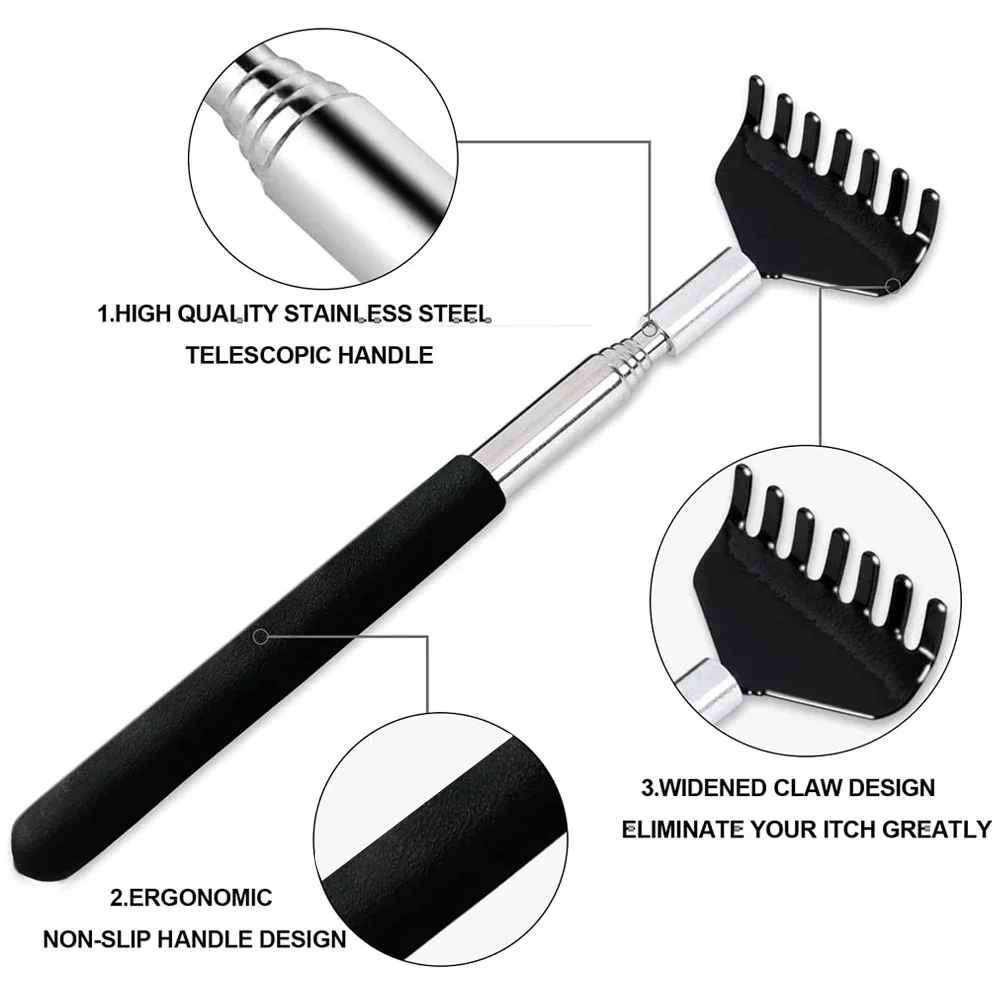 3 шт./компл. портативный прочный скребок для спины FlexiScratch выдвижной скребок для спины, портативный прочный дизайн для мужчин и женщин
3 шт./компл. портативный прочный скребок для спины FlexiScratch выдвижной скребок для спины, портативный прочный дизайн для мужчин и женщин