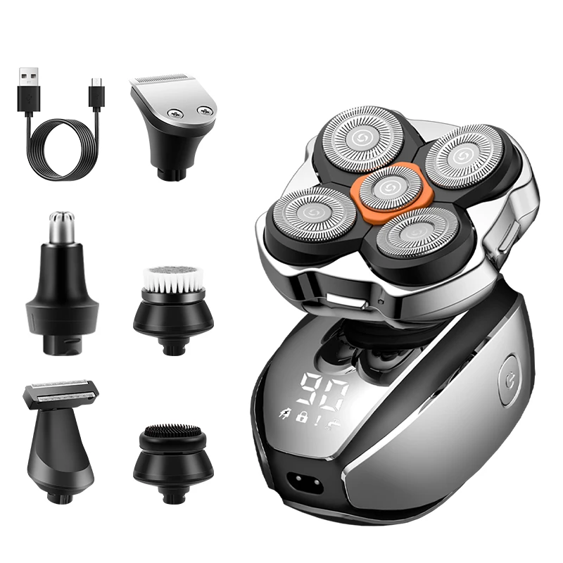 IRUIBEAUTY 6in1 Electric Shaver Facial Body Electric Razor For Men Rechargeable Hair Beard Trimmer Bald Head Shaving Machine
IRUIBEAUTY 6in1 Electric Shaver Facial Body Electric Razor For Men Rechargeable Hair Beard Trimmer Bald Head Shaving Machine