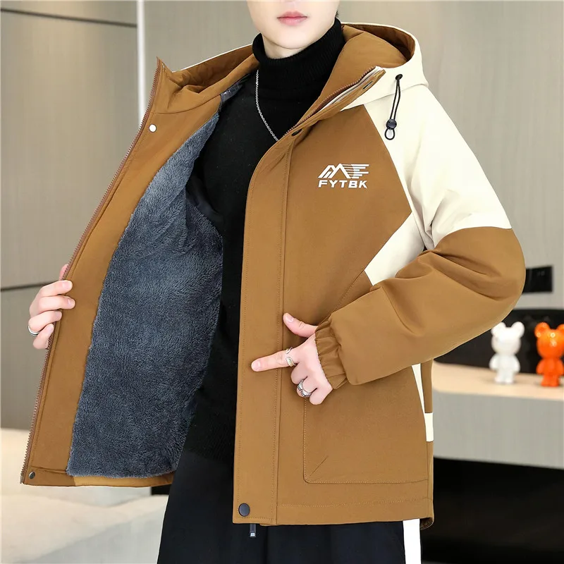 Fashion Men's Hooded Fleece Liner Warm Jackets 2025 Autumn Winter Casual Plush Coats Street Outwear Windproof Thick Top Clothing
Fashion Men's Hooded Fleece Liner Warm Jackets 2025 Autumn Winter Casual Plush Coats Street Outwear Windproof Thick Top Clothing