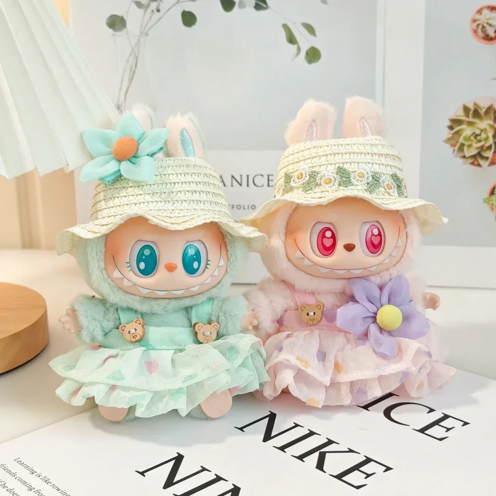 17cm Cute Mini Plush Doll'S Clothes Outfit Accessories For Labubu Ii Idol Dolls Flower Fairy Wedding Dress Clothing Diy Kid Gift
17cm Cute Mini Plush Doll'S Clothes Outfit Accessories For Labubu Ii Idol Dolls Flower Fairy Wedding Dress Clothing Diy Kid Gift