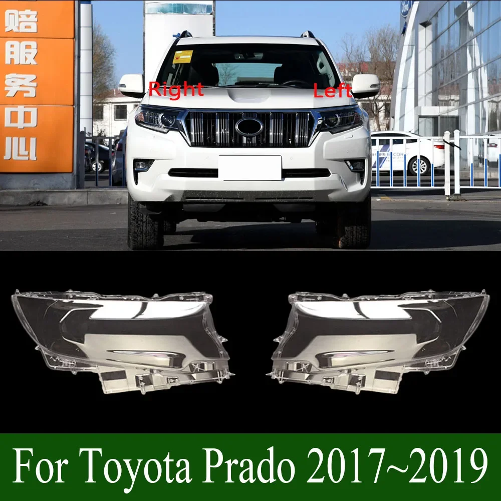 For Toyota Prado 2017~2019 Headlight Cover Headlamp Lamp Shell Transparent Lens Plexiglass Replace Original Lampshade
For Toyota Prado 2017~2019 Headlight Cover Headlamp Lamp Shell Transparent Lens Plexiglass Replace Original Lampshade