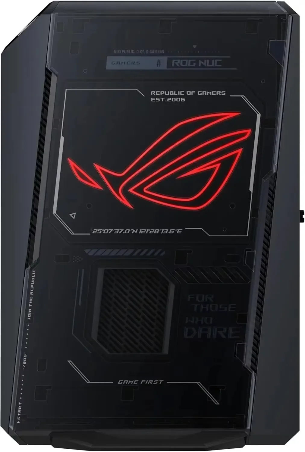 BRAND NEW ROG NUC (2025) Gaming Mini PC - with Intel® Core™ Ultra 9 (Series 2) ARL-HX CPU, NVIDIA® GeForce RTX™ 5080 Mobile GPU
BRAND NEW ROG NUC (2025) Gaming Mini PC - with Intel® Core™ Ultra 9 (Series 2) ARL-HX CPU, NVIDIA® GeForce RTX™ 5080 Mobile GPU