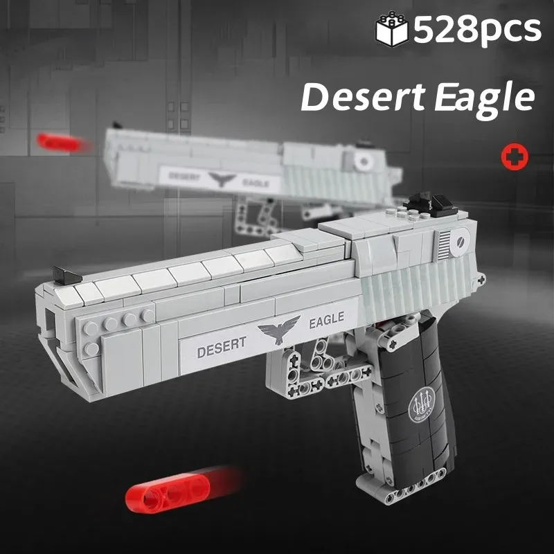 Desert Eagle Pistol Handgun With Bullets Building Blocks Gun Model High Simulation Bricks Boys Puzzle Assembly Kids Toys Gift
Desert Eagle Pistol Handgun With Bullets Building Blocks Gun Model High Simulation Bricks Boys Puzzle Assembly Kids Toys Gift