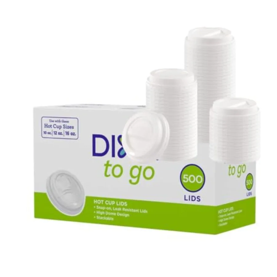 Dixxii'e Perfec Touch Domed Plastic Hot Cup Lid White 12-20oz 500 Count
Dixxii'e Perfec Touch Domed Plastic Hot Cup Lid White 12-20oz 500 Count