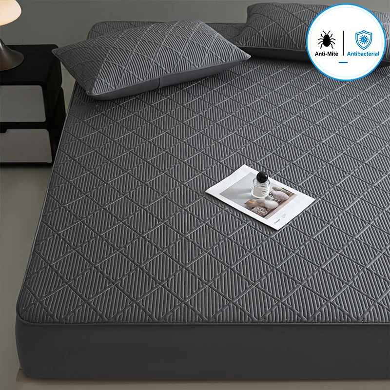 50S Pure Cotton Top Layer Mattress Protector Fitted Mattress Cover Antibacterial Quilted Anti-Mite Breathable Bed Pad Cover
50S Pure Cotton Top Layer Mattress Protector Fitted Mattress Cover Antibacterial Quilted Anti-Mite Breathable Bed Pad Cover
