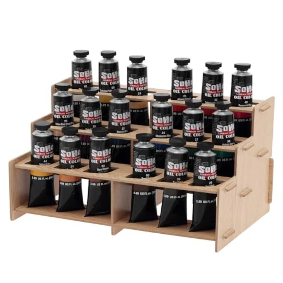 Professional Grade Portrait Oil Paint Set of 18, 50ml Paint Tubes with Mezzo Straight Rack No 2, Triple Milled Colors with Maximum Luminosity for Professionals
Professional Grade Portrait Oil Paint Set of 18, 50ml Paint Tubes with Mezzo Straight Rack No 2, Triple Milled Colors with Maximum Luminosity for Professionals