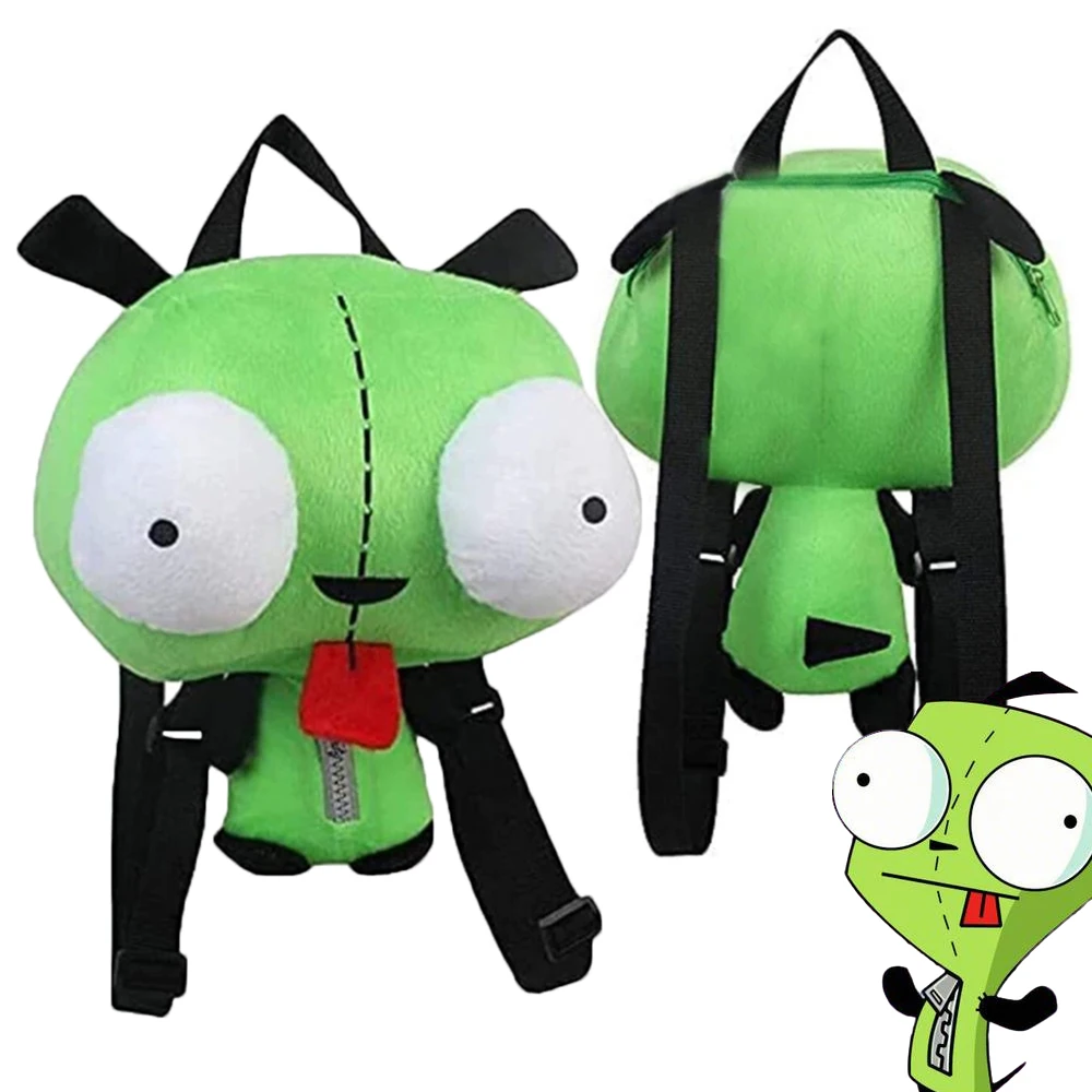 Anime Invader ZIM Cosplay Backpack Zim Cartoon Shoulders Bag Student Cute Plush Doll Crossbody Bag Handbag
Anime Invader ZIM Cosplay Backpack Zim Cartoon Shoulders Bag Student Cute Plush Doll Crossbody Bag Handbag