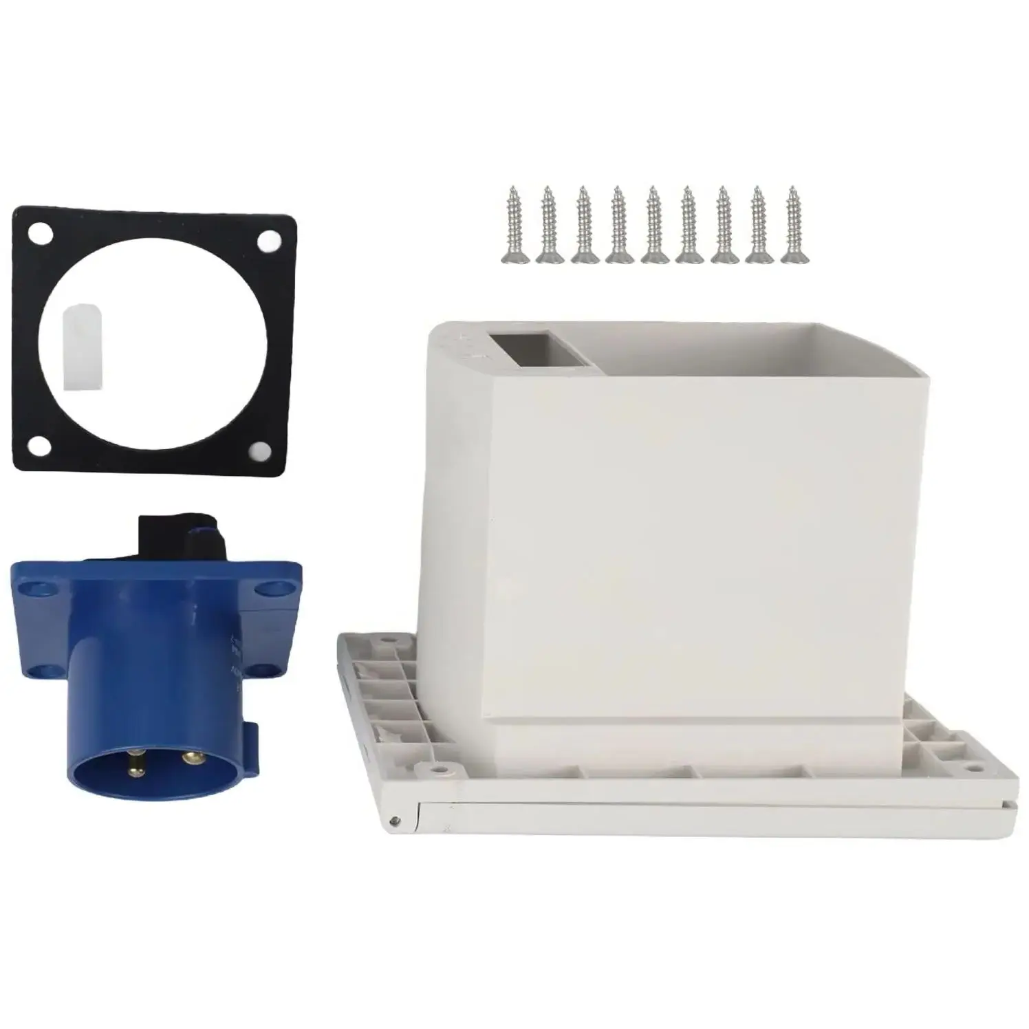 IP44 Waterproof Socket RV External Socket For Caravanning Embedded Socket For RV Made Of Plastic Protective Contact Type IP44
IP44 Waterproof Socket RV External Socket For Caravanning Embedded Socket For RV Made Of Plastic Protective Contact Type IP44