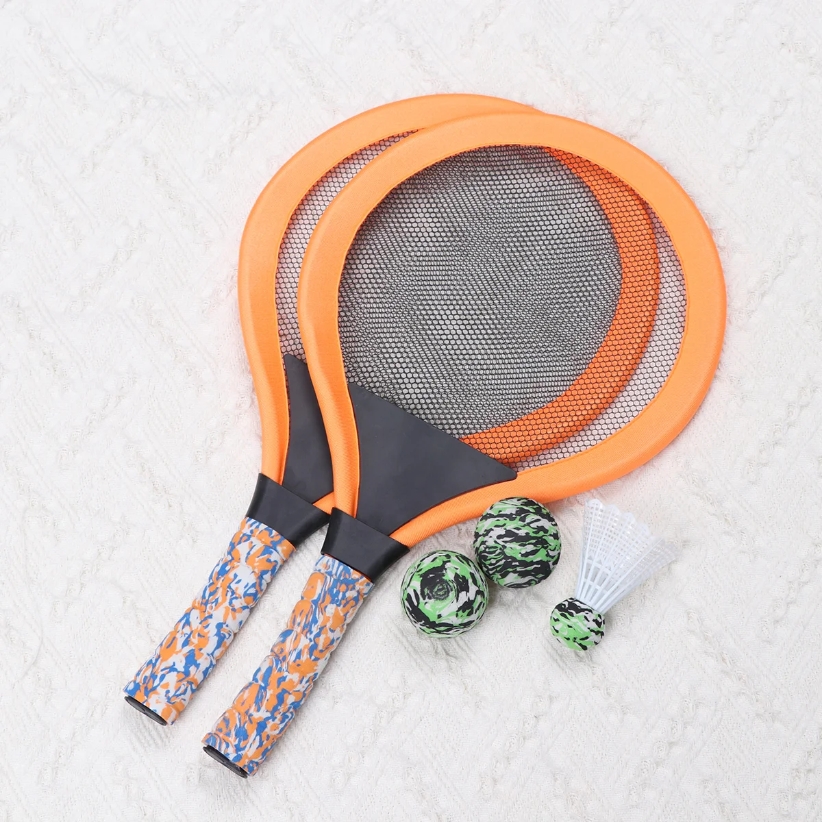 1 Set Kids Tennis Racket Beach Racquet Set with Balls Indoors and Outdoors Sports Toys for Children Kids (Orange)
1 Set Kids Tennis Racket Beach Racquet Set with Balls Indoors and Outdoors Sports Toys for Children Kids (Orange)