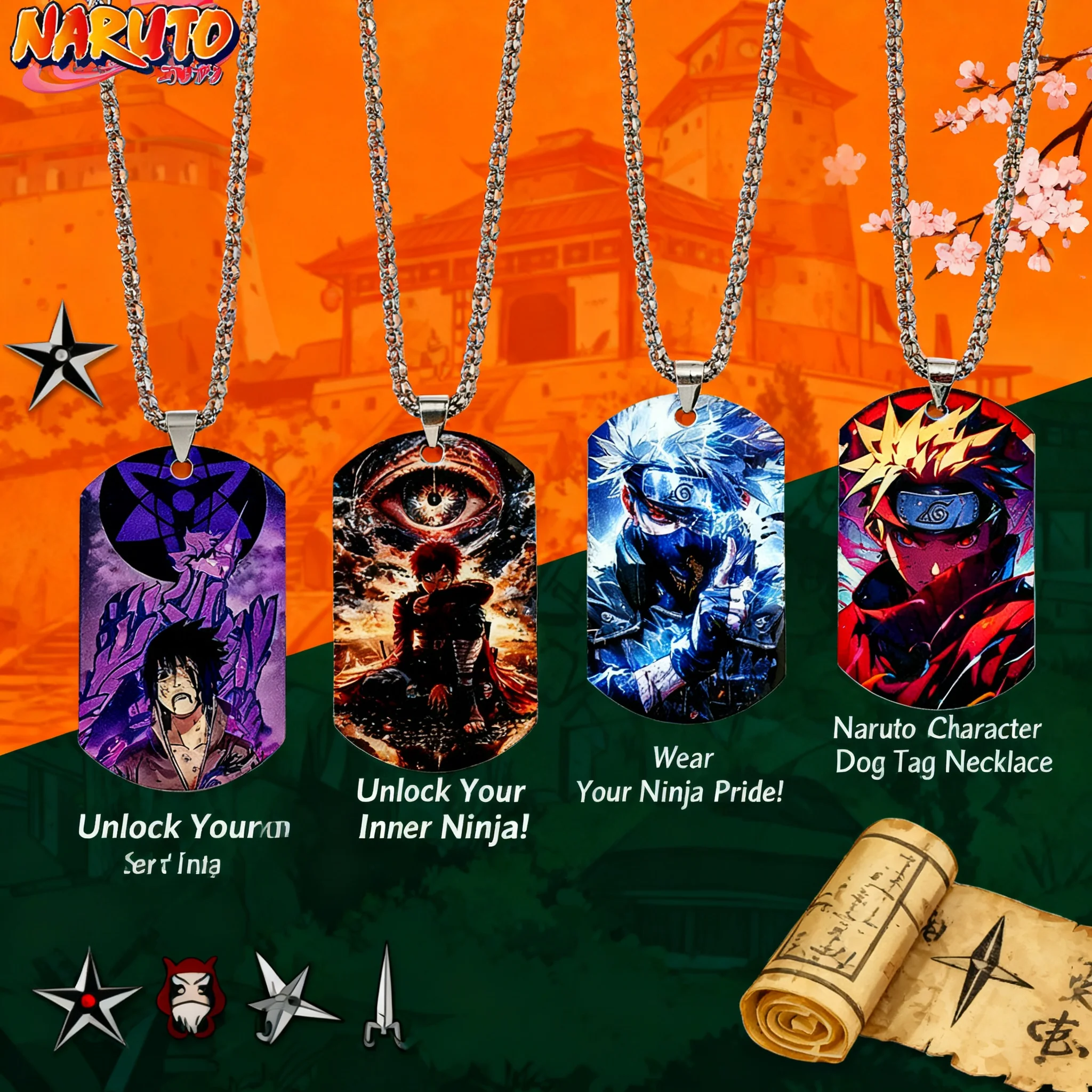 Naruto One Piece Pirate Ninja Douluo King Anime Necklace Metal Color Printing Stainless Steel Pendant Wholesale Bulk Supply
Naruto One Piece Pirate Ninja Douluo King Anime Necklace Metal Color Printing Stainless Steel Pendant Wholesale Bulk Supply