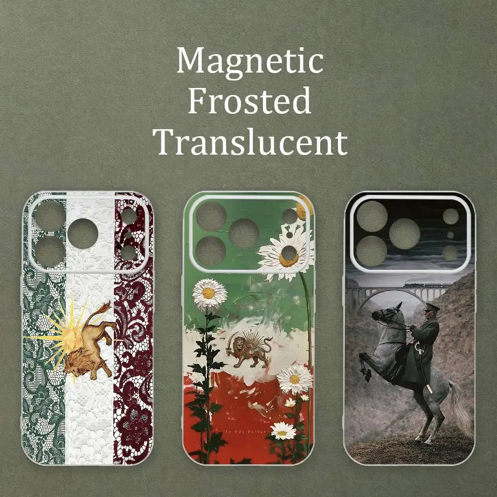 Shir-o-Khorshid I-Iranian Magnetic Matte Semi Clear Soft Case For MagSafe Shell iPhone 11 15 17 16 12 14 13 Pro Max
Shir-o-Khorshid I-Iranian Magnetic Matte Semi Clear Soft Case For MagSafe Shell iPhone 11 15 17 16 12 14 13 Pro Max
