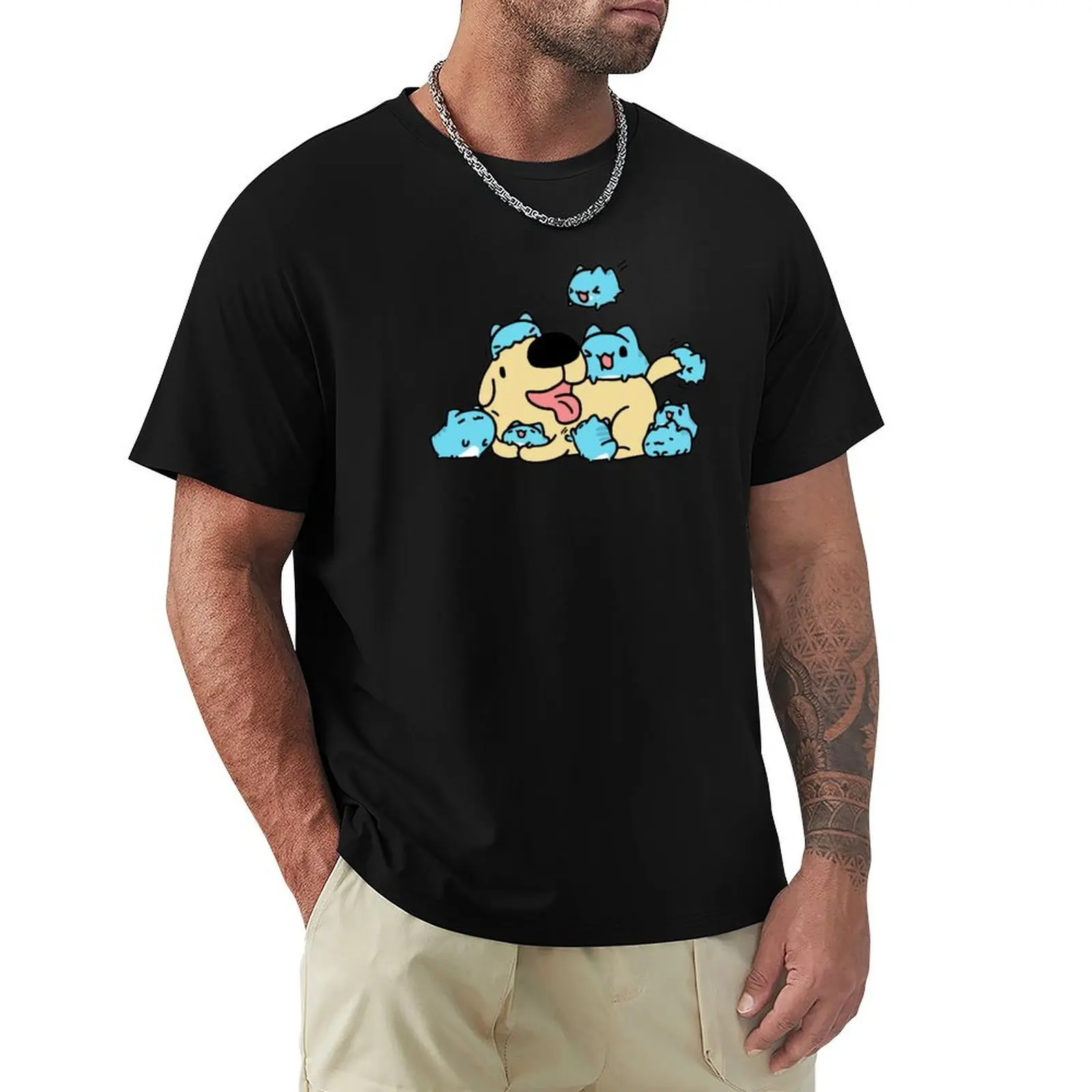 Bugcat Capoo and funny dog T-Shirt Holiday Party T-Shirt for Men
Bugcat Capoo and funny dog T-Shirt Holiday Party T-Shirt for Men