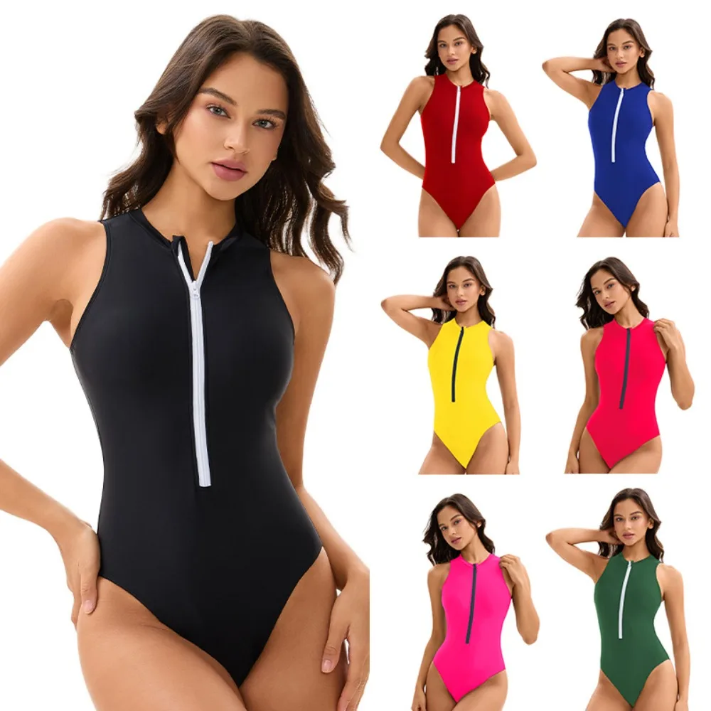 2026 New Zipper One Piece Swimsuit For Women Plus Size Swimwear Solid Bathing Suit Summer Beachwear Swimming Suit For Women 3XL
2026 New Zipper One Piece Swimsuit For Women Plus Size Swimwear Solid Bathing Suit Summer Beachwear Swimming Suit For Women 3XL