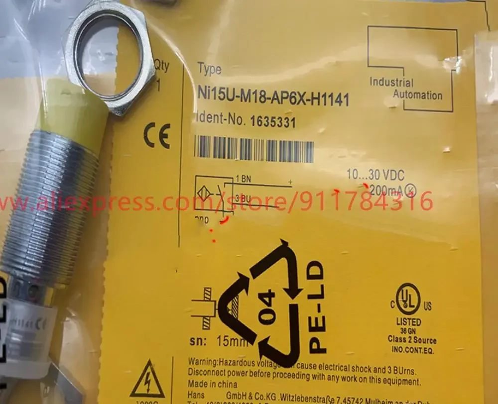 3 шт. новый высококачественный бесконтактный переключатель NI15U-M18-AP6X-H1141 NI15U-M18-AN6X-H1141
3 шт. новый высококачественный бесконтактный переключатель NI15U-M18-AP6X-H1141 NI15U-M18-AN6X-H1141