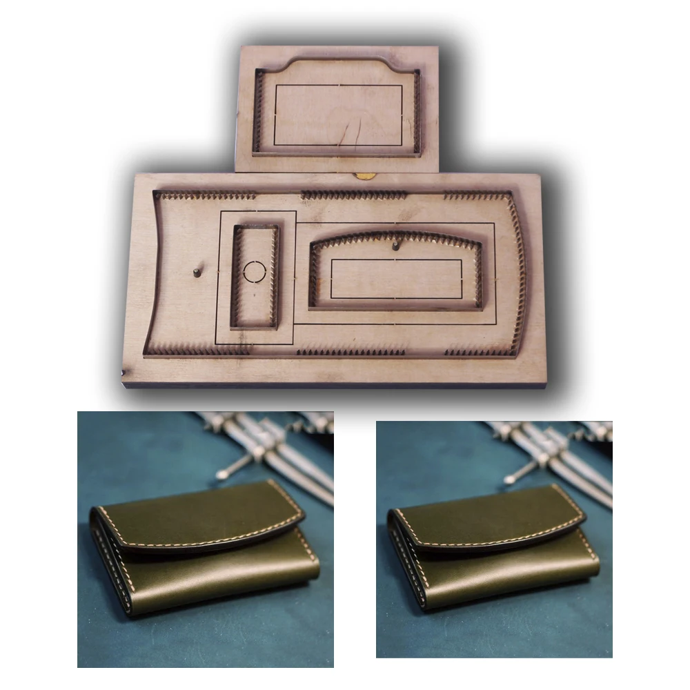 DIY leather craft namecard holder wallet knife mold die cutter metal hollowed puncher 102x68x21mm
DIY leather craft namecard holder wallet knife mold die cutter metal hollowed puncher 102x68x21mm