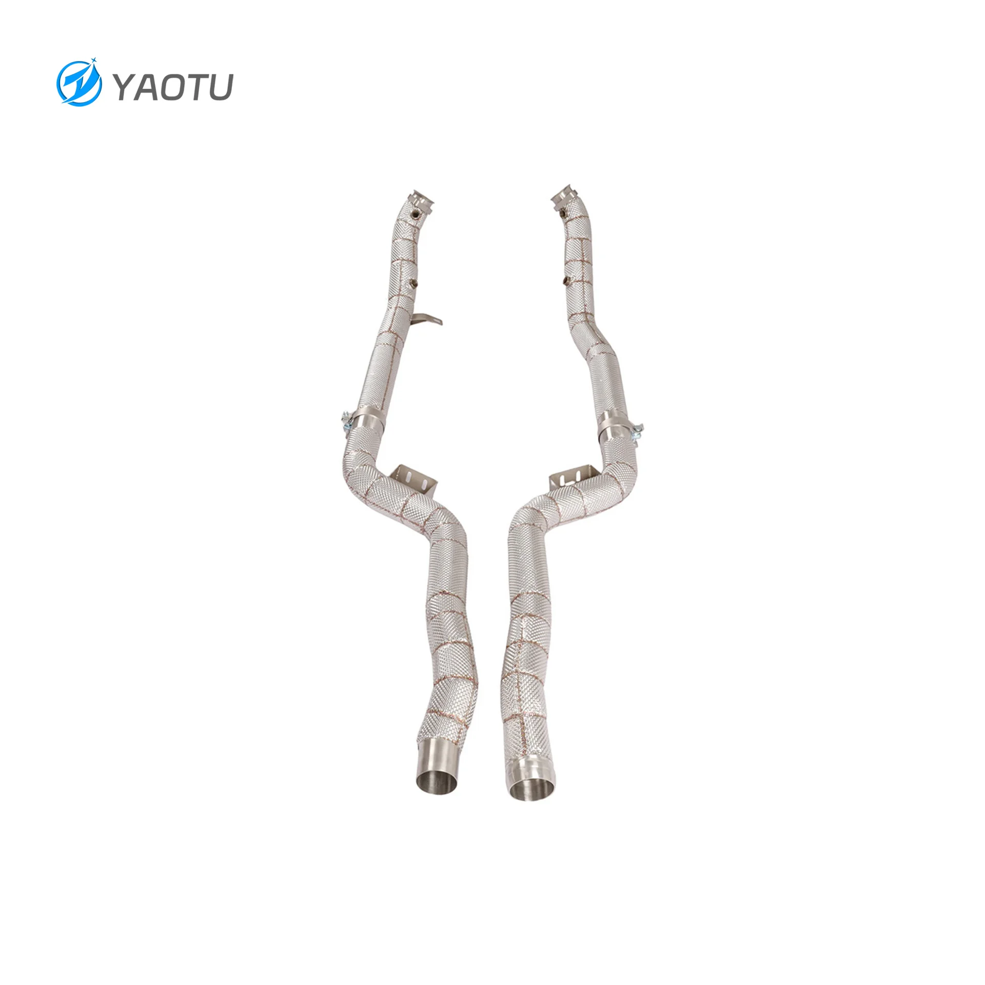 YT Performance Catless Exhaust Downpipes for Mercedes Benz W212 E63 5.5L with Heat Insulation
YT Performance Catless Exhaust Downpipes for Mercedes Benz W212 E63 5.5L with Heat Insulation