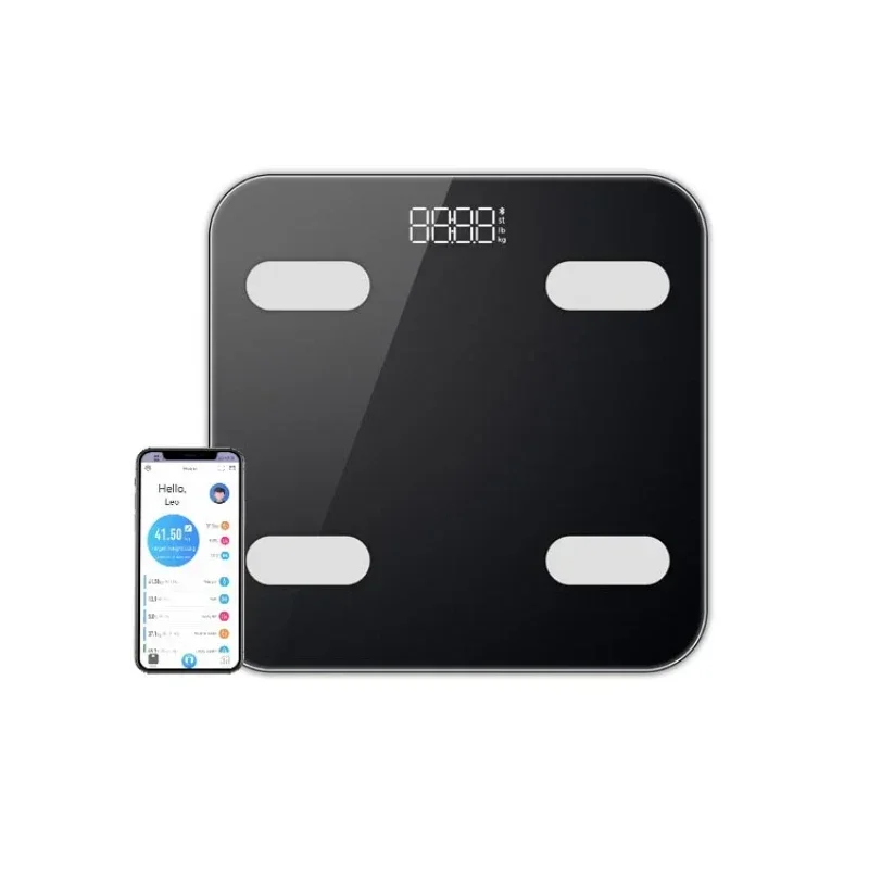 personal bluetooth electronic scale balance smart body fat scale digital bathroom weighing scale
personal bluetooth electronic scale balance smart body fat scale digital bathroom weighing scale