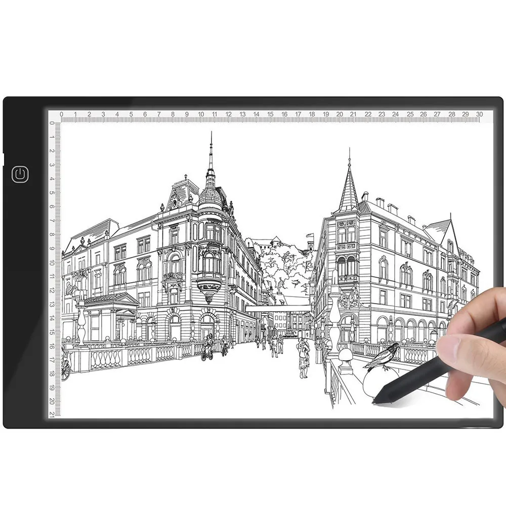 New A4 Ultra-thin Portable LED Light Box Tracer USB Power LED Artcraft Tracing Light Pad Light Box For Artists,Drawing Sketching
New A4 Ultra-thin Portable LED Light Box Tracer USB Power LED Artcraft Tracing Light Pad Light Box For Artists,Drawing Sketching