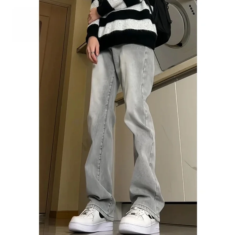 High Elastic Slim Fit Micro Flare Jeans Men's Spring 2024 Trendy Casual Pants Straight Leg Long Trousers Cotton Polyester Blend
High Elastic Slim Fit Micro Flare Jeans Men's Spring 2024 Trendy Casual Pants Straight Leg Long Trousers Cotton Polyester Blend