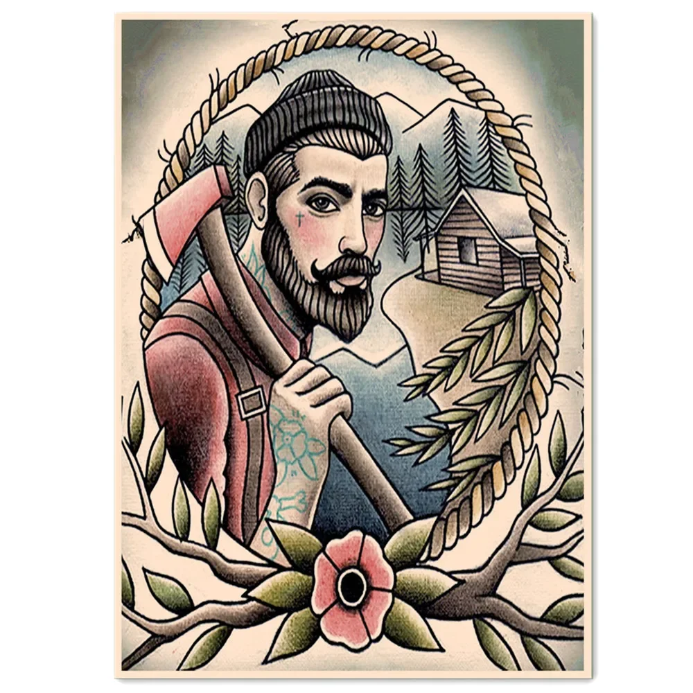 Lumberjack, тату, искусственная кожа, настенные картины, ВИНТАЖНАЯ фотография, картина для спальни, гостиной, украшение
Lumberjack, тату, искусственная кожа, настенные картины, ВИНТАЖНАЯ фотография, картина для спальни, гостиной, украшение
