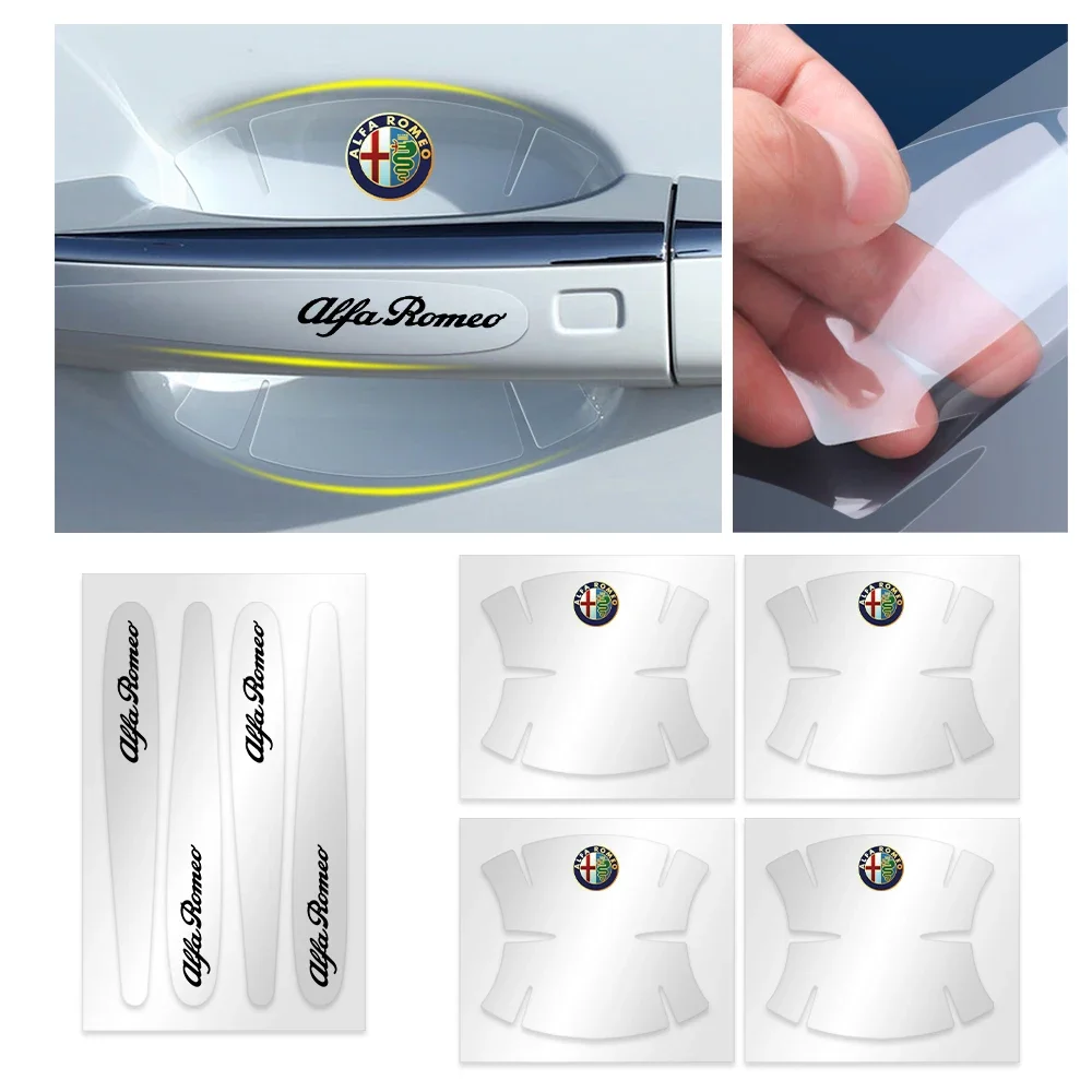 Hub Caps 4/8Pcs Transparent Car Door Handle Bowl Anti-Scratch Protector Stickers For Alfa Romeo Giulia Giulietta MiTo 147 156 15
Hub Caps 4/8Pcs Transparent Car Door Handle Bowl Anti-Scratch Protector Stickers For Alfa Romeo Giulia Giulietta MiTo 147 156 15