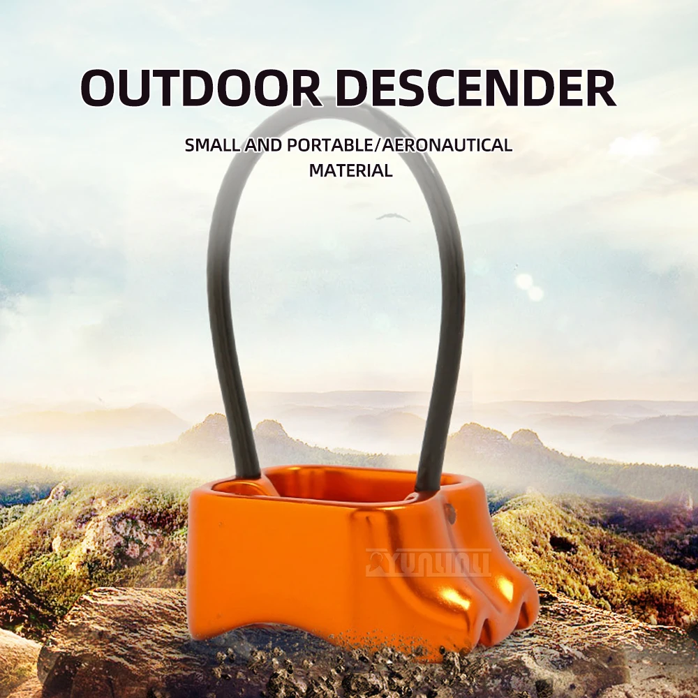 Outdoor high-altitude descent device, high-rise descent device, ATC protector, speed descent cable, climbing equipment
Outdoor high-altitude descent device, high-rise descent device, ATC protector, speed descent cable, climbing equipment