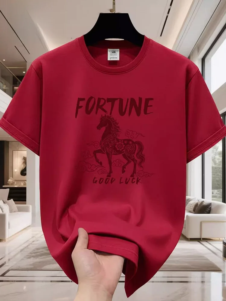 High-End Red ort-Sve Cotton T-irt ex 2026 Year Zodiac Pure Cotton f Sve Busin Casual Sle T-irt
High-End Red ort-Sve Cotton T-irt ex 2026 Year Zodiac Pure Cotton f Sve Busin Casual Sle T-irt