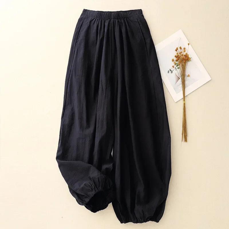 Летние свободные брюки-фонарики с цветочным принтом в стиле поп-поп, тонкие повседневные брюки светлого цвета, удобные свободные брюки в японском стиле Yamamoto Wind
Летние свободные брюки-фонарики с цветочным принтом в стиле поп-поп, тонкие повседневные брюки светлого цвета, удобные свободные брюки в японском стиле Yamamoto Wind