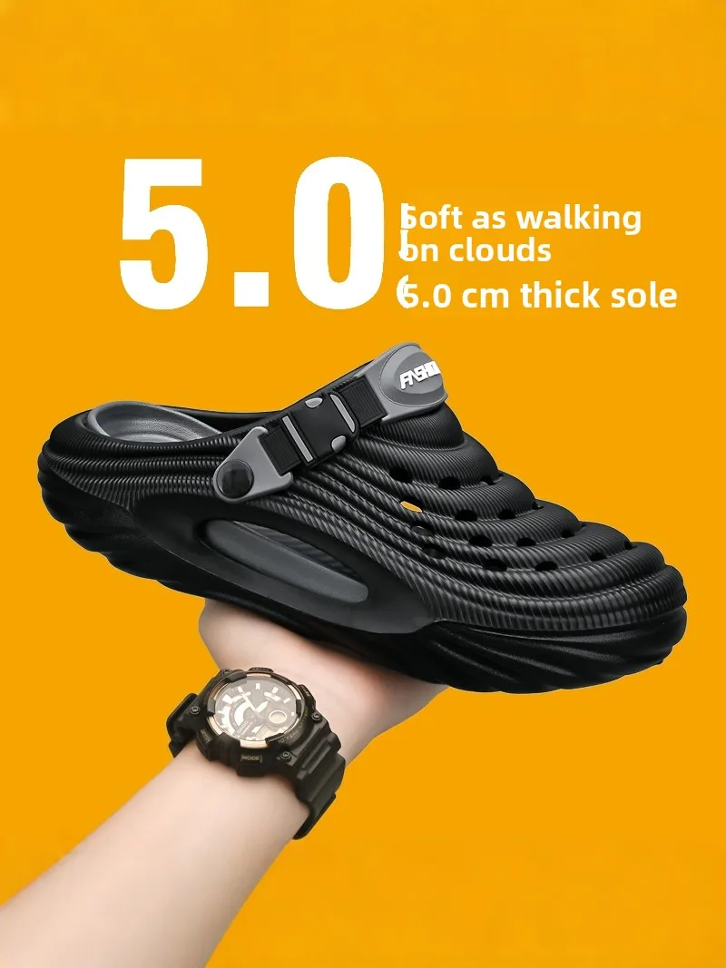 Men's 2026 New Hole Shoe Casual Indoor Outdoor Anti-Slip Driving Slippers Home Beach Head Cover Slippers Breathable EVA
Men's 2026 New Hole Shoe Casual Indoor Outdoor Anti-Slip Driving Slippers Home Beach Head Cover Slippers Breathable EVA