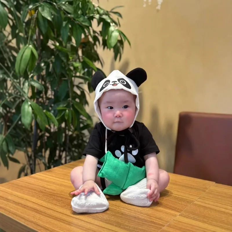 Baby Romper Cotton Korean Cute Panda Cartoon Baby Stuff Jumpsuit Photography Outfit for Newborn Infant Toddler Outfits Onesie
Baby Romper Cotton Korean Cute Panda Cartoon Baby Stuff Jumpsuit Photography Outfit for Newborn Infant Toddler Outfits Onesie