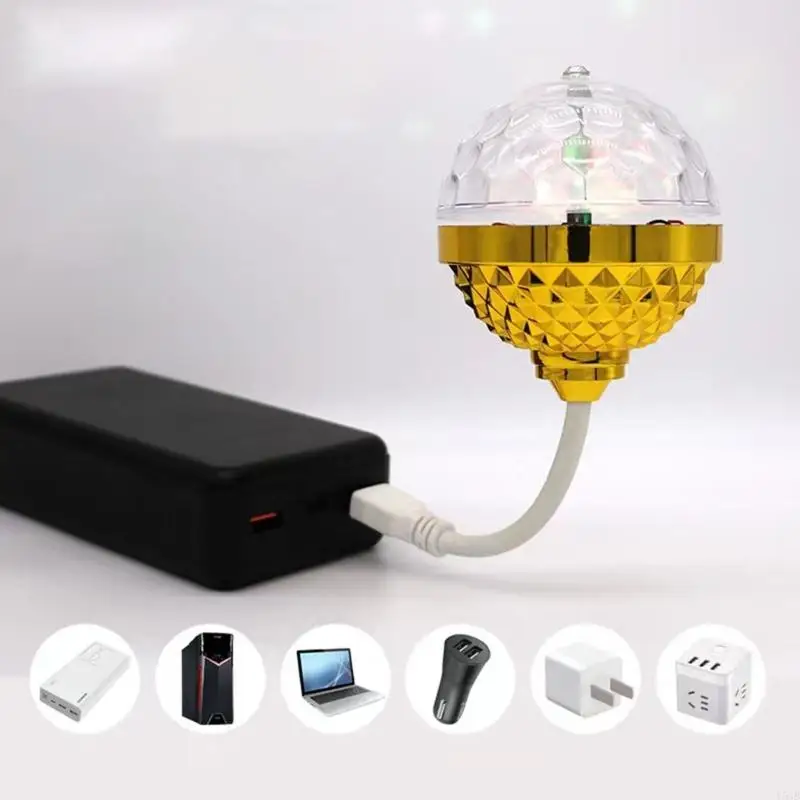 Автоматический вращающийся шаровой свет USB с питанием красочная светодиодная сцена освещение пластиковая текстура для домашних
Автоматический вращающийся шаровой свет USB с питанием красочная светодиодная сцена освещение пластиковая текстура для домашних