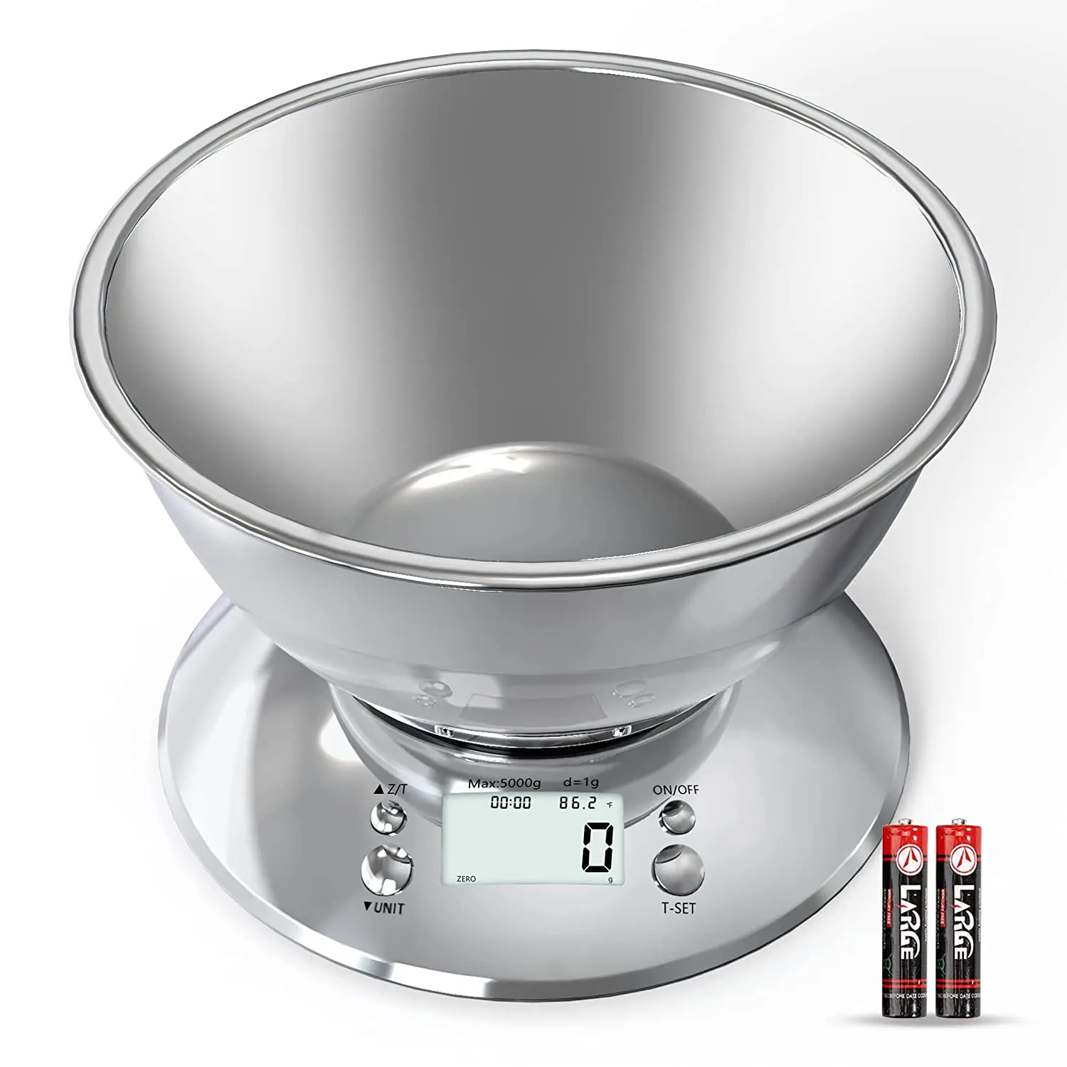 5kg Digital Electronic Stainless Steel Kitchen Scale for Food & Baking Weight Measurement Convenient Pocket Scale
5kg Digital Electronic Stainless Steel Kitchen Scale for Food & Baking Weight Measurement Convenient Pocket Scale