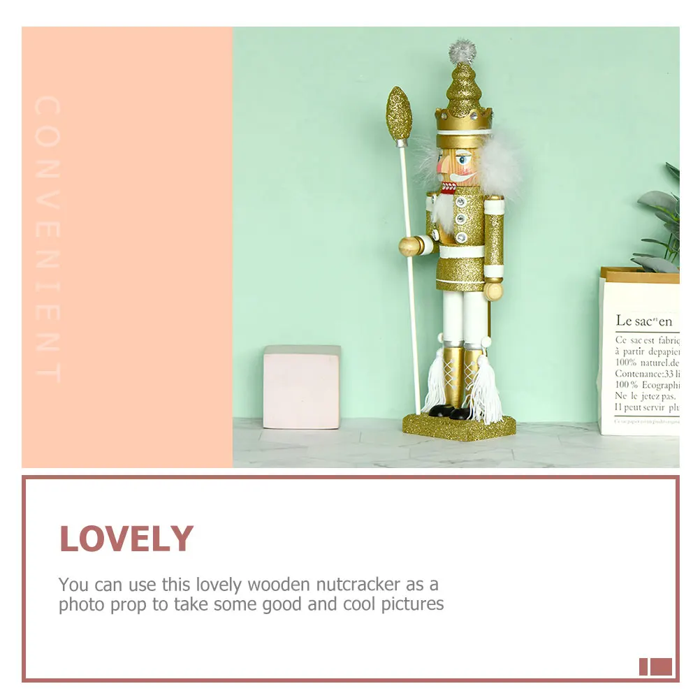 Wooden Nutcracker Soldier Craft Sturdy Decorative Photo Prop Cool Pictures Perfect Bedroom Living Room Gift Xmas Nutcrackers
Wooden Nutcracker Soldier Craft Sturdy Decorative Photo Prop Cool Pictures Perfect Bedroom Living Room Gift Xmas Nutcrackers
