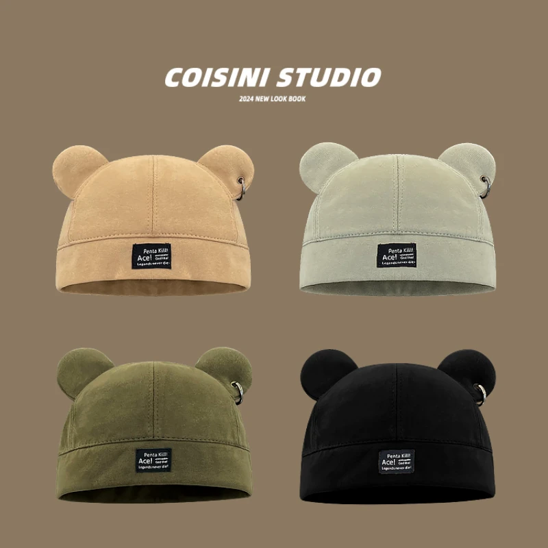 Korean Trend Bear Ear Patch Design Melon Fur Hat Men and Women Can Wear Autumn and Winter Personalized Yuppie Beanie Cap
Korean Trend Bear Ear Patch Design Melon Fur Hat Men and Women Can Wear Autumn and Winter Personalized Yuppie Beanie Cap