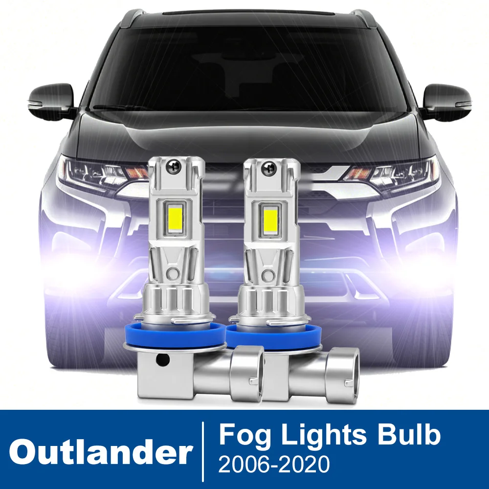 2Pcs LED Fog Lights for Mitsubishi Outlander (2006-2020) | Canbus Front Fog Light Bulbs, Durable Car Accessories
2Pcs LED Fog Lights for Mitsubishi Outlander (2006-2020) | Canbus Front Fog Light Bulbs, Durable Car Accessories