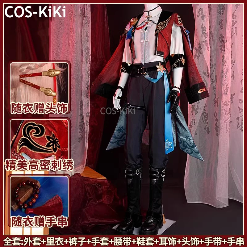 COS-KiKi Honkai: Star Rail Jiao Qiu Doctor Game Suit Gorgeous Handsome Uniform Cosplay Costume Halloween Carnival Party Outfit
COS-KiKi Honkai: Star Rail Jiao Qiu Doctor Game Suit Gorgeous Handsome Uniform Cosplay Costume Halloween Carnival Party Outfit